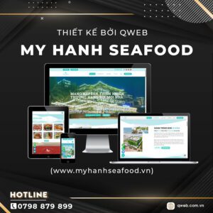 Website Myhanhseafood.vn